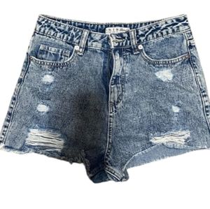11. Primark High-waisted distressed shorts